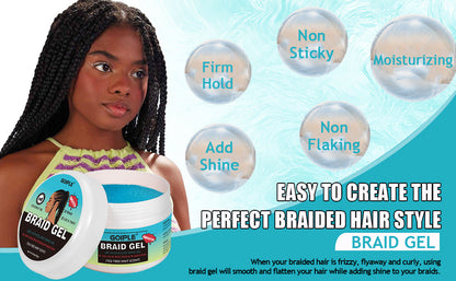 DR.GIRLS BRAID GEL PINK 10.15OZ