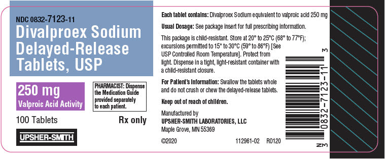 DIVALPROEX SOD TB 500MG 100 DR