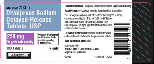DIVALPROEX SOD TB 500MG 100 DR