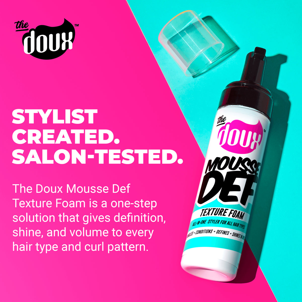 The doux Mousse DEF Texture Foam, 7 oz