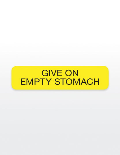 LABEL EMPTY STOMACH LL 1000