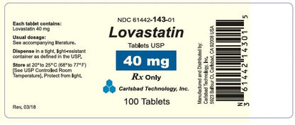 LOVASTATIN TB 20MG 100