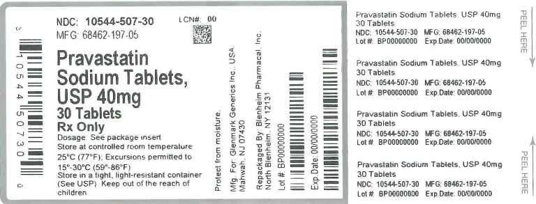 PRAVASTATIN TB 80MG 500