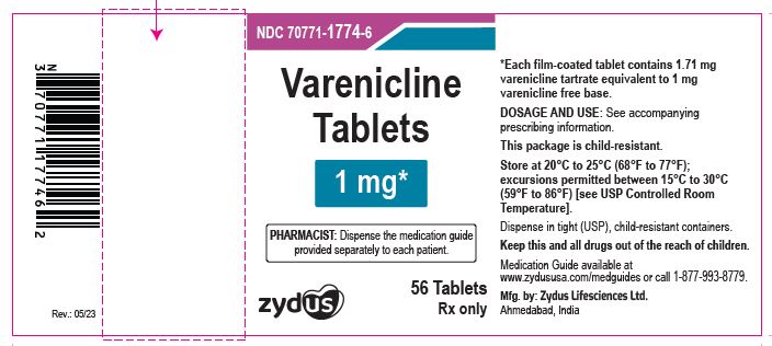 VARENICLINE TB 1MG  3X10UD