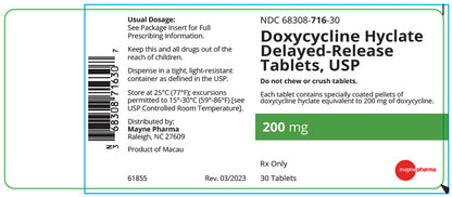 DOXYCYC HYCL TB 150MG 60 CPLT