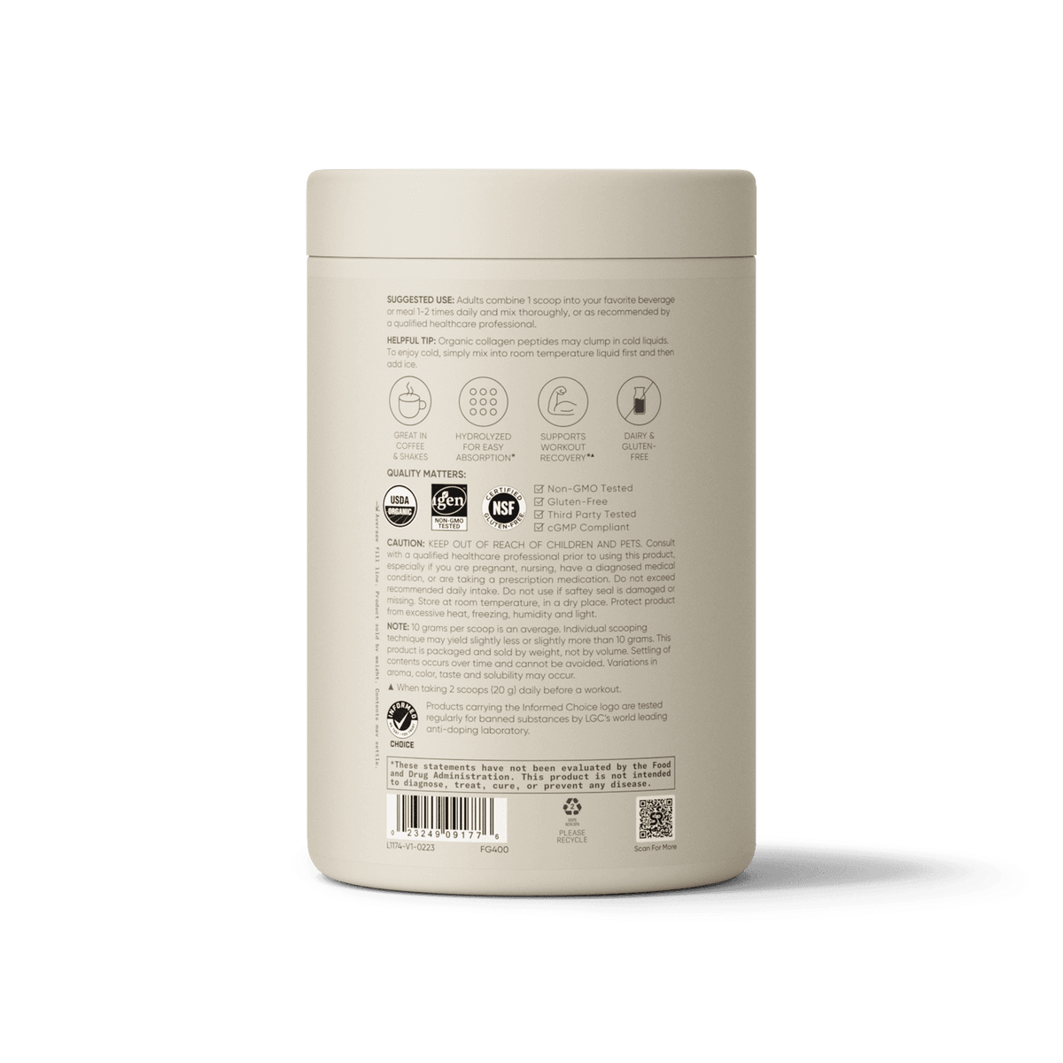 COLLAGEN PEPTDS,UNFLVRD