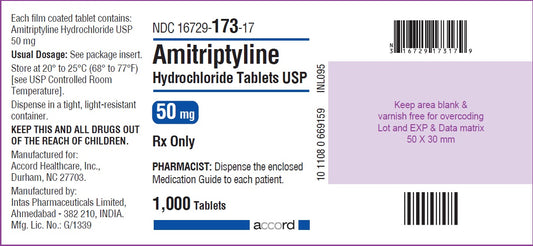 AMITRIPTYLINE HCL TB 50MG 100