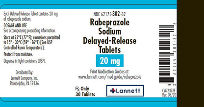 RABEPRAZOLE SOD TB 20MG 90 DR