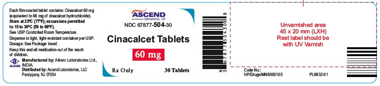 CINACALCET HCL TB 60MG 30