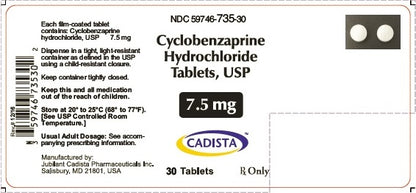 CYCLOBENZAPRINE TB 5MG 100