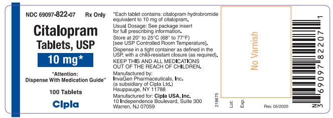 CITALOPRAM TB 20MG 100