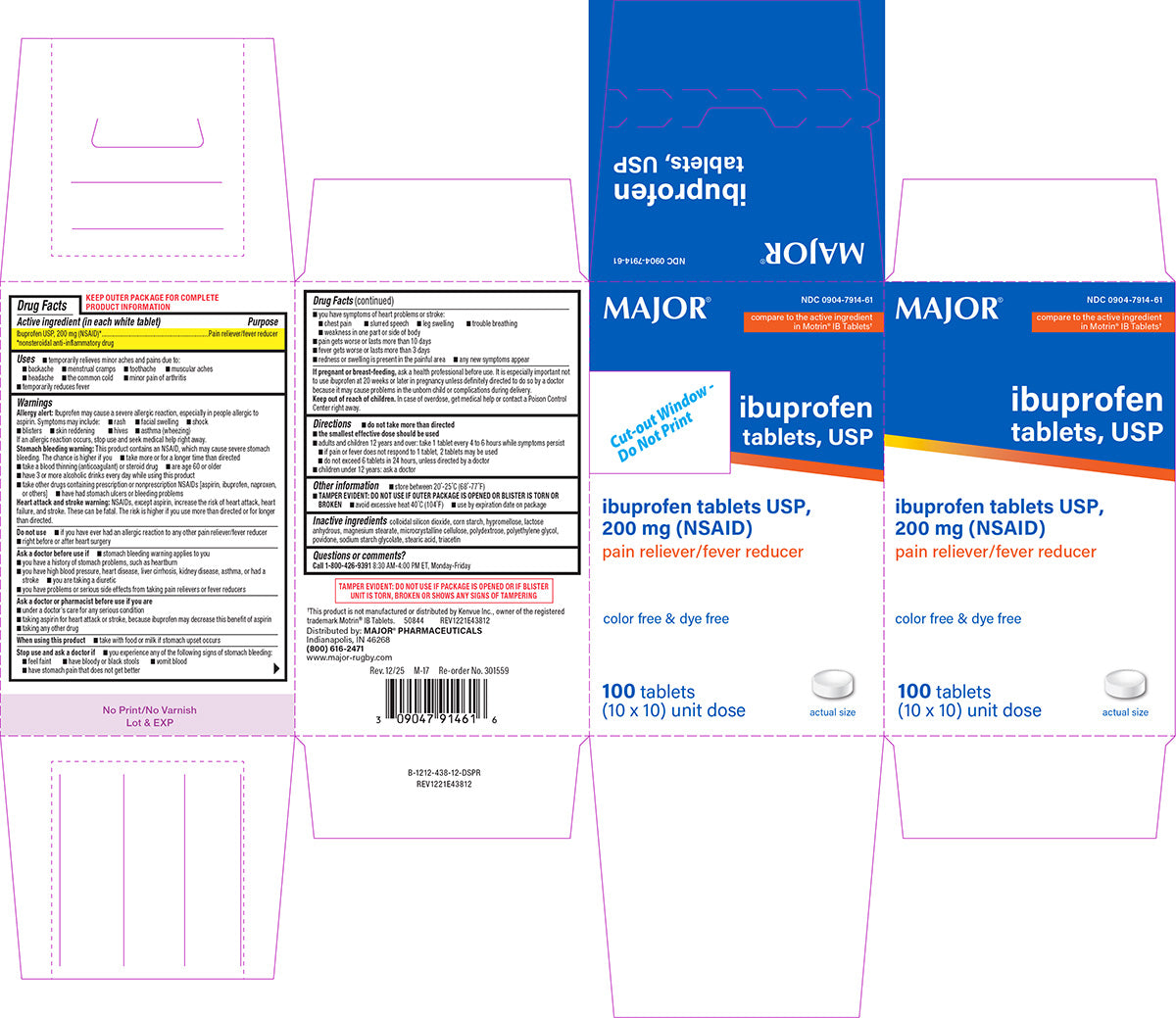 IBUPROFEN TB 400MG 100