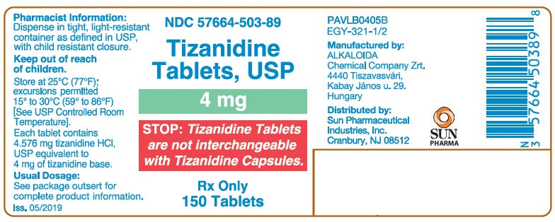 TIZANIDINE HCL TB 2MG 150