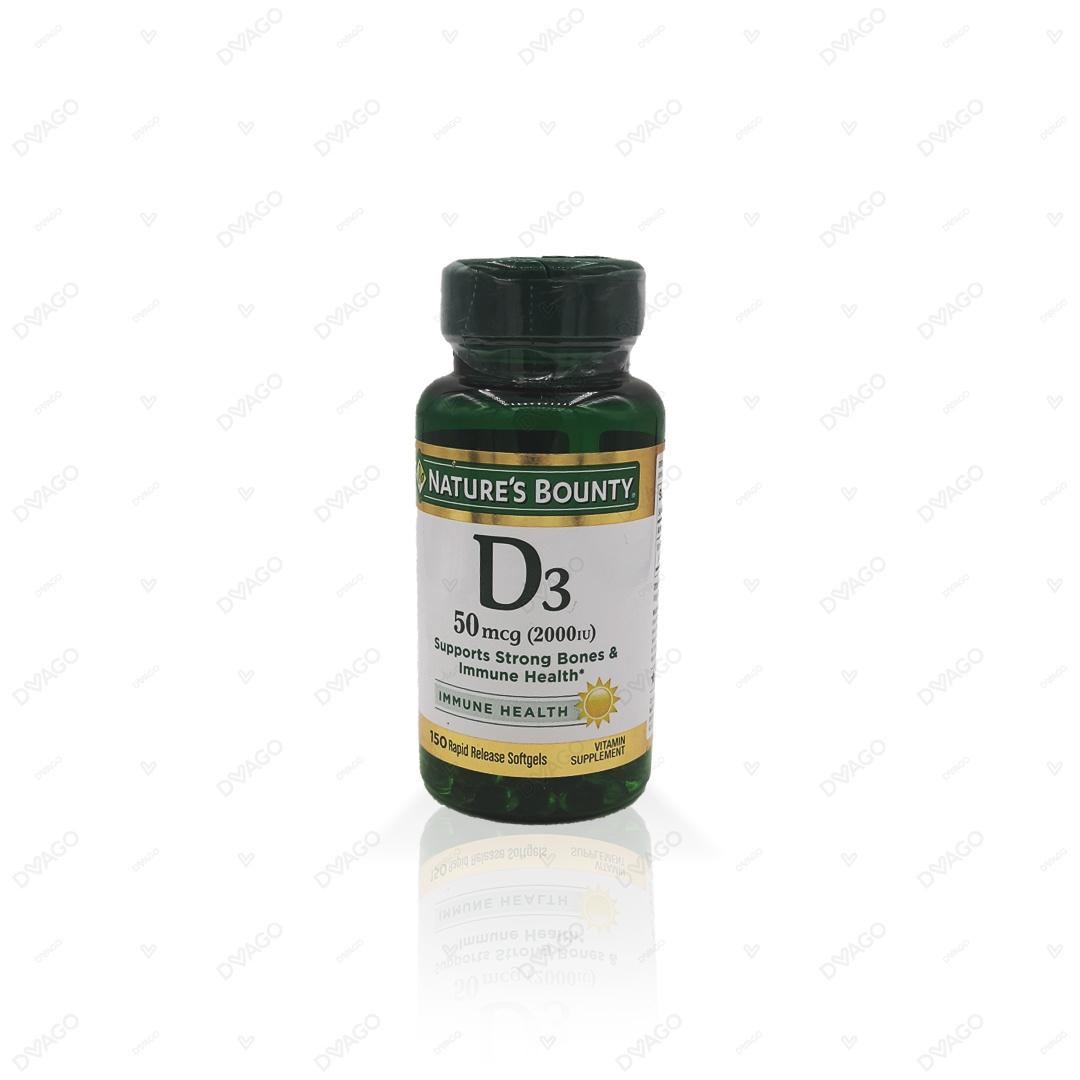 VIT D3 2000IU SOFTGEL 240CT NAT BOUNTY