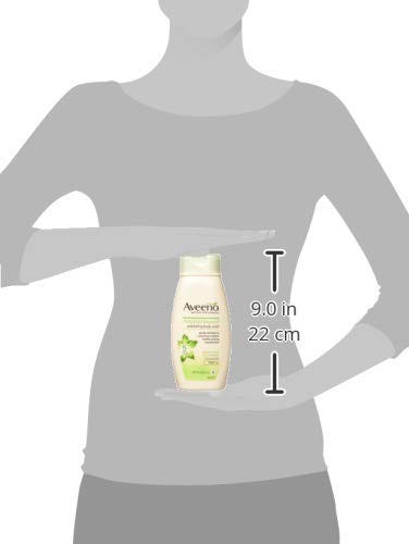 Aveeno Positively Radiant Body Wash Exfoliating 18oz