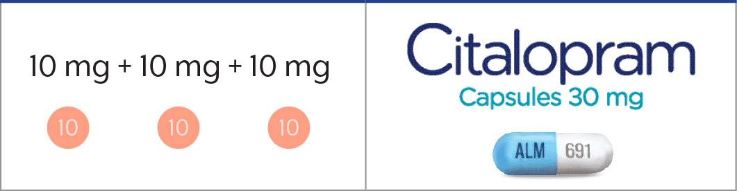 CITALOPRAM CP 30MG 30