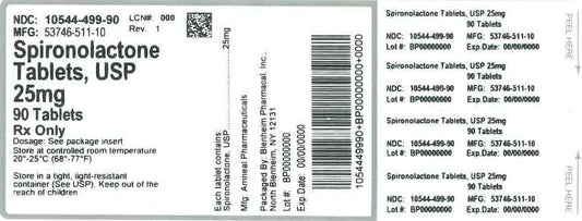 SPIRONOLACTONE TB 25MG 500