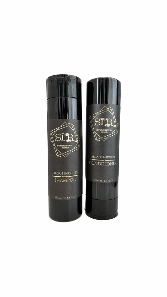 S/M ARGAN & ALMOND SHAMPOO 13OZ