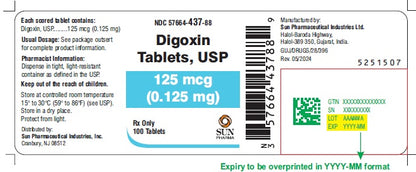 DIGOXIN TB 0.25MG 100