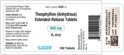 THEOPHYLLINE TB 200MG 100 ER