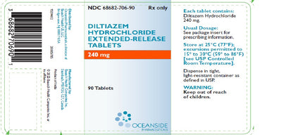 DILTIAZEM TB 240MG 90 CPLT ER 1/D