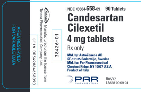 CANDESARTAN CILEXETIL TB 8MG 90UU