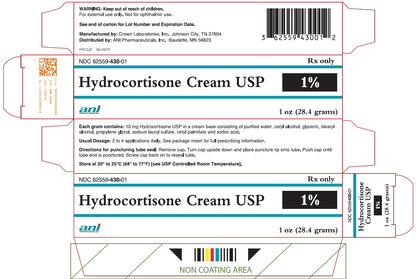 HYDROCORTISONE 1% CRM 30 GM