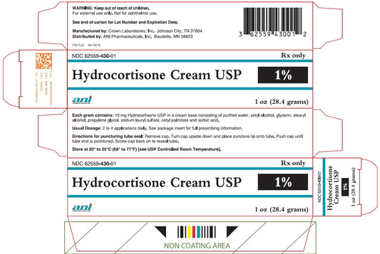 HYDROCORTISONE 1% CRM 30 GM