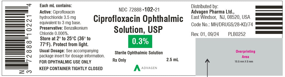 CIPROFLOX/FLUOCIN DR0.3-0.025%14
