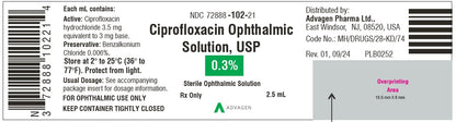 CIPROFLOX/FLUOCIN DR0.3-0.025%14