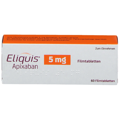 ELIQUIS TB 5MG 74 30D S/PK