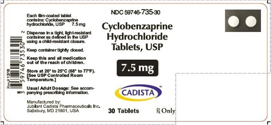 CYCLOBENZAPRINE TB 5MG 1000