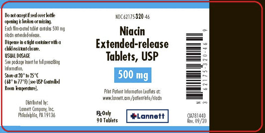 NIACIN TB 500MG 90 ER