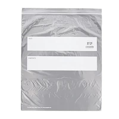BAG ZIP CLEAR 2ML 13X15 1000CT RD PLST