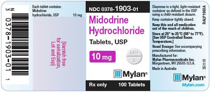MIDODRINE HCL TB 2.5MG 100