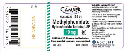METHYLPHENIDATE CW 5MG 100     C2