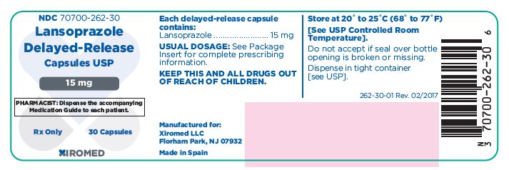 LANSOPRAZOLE CP 30MG 500 DR