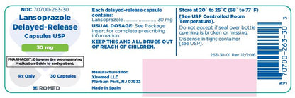 LANSOPRAZOLE CP 15MG 30 DR