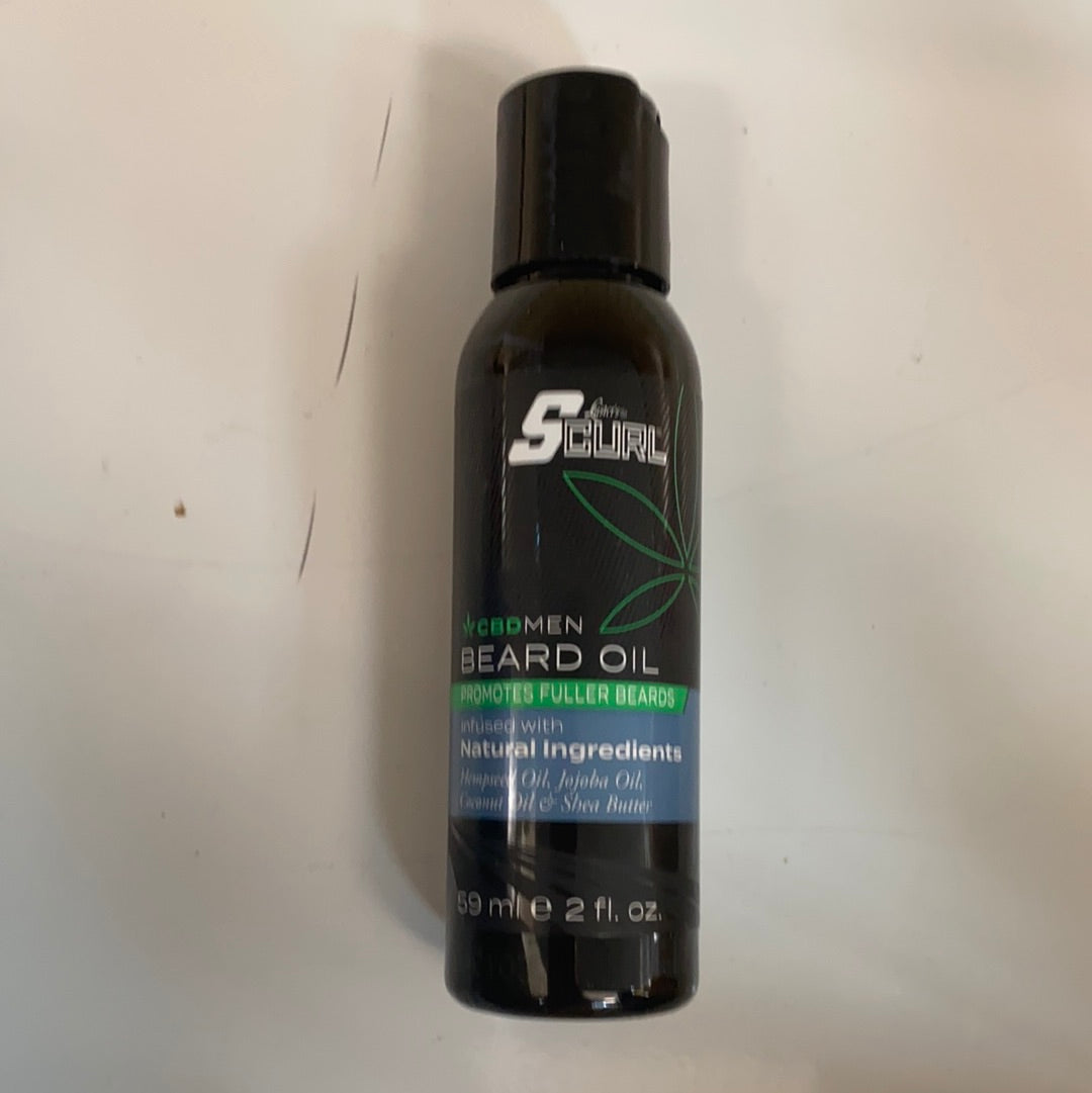 LUSTER S CURL CBD BEARD OIL 2OZ