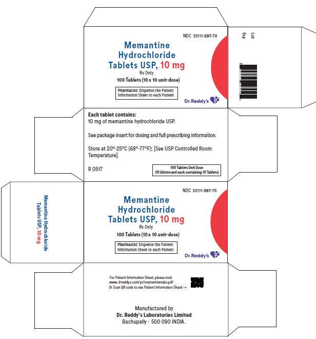 MEMANTINE HCL TB 10MG 500 CPLT