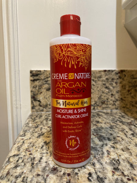 Creme Of Nature Argan Oil Curl Activator Creme 12oz