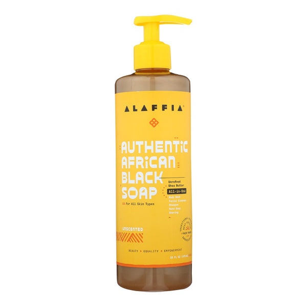 ALAFFIA SOAP,BLK,UNSCNT,AUTH AFRC