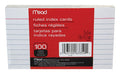 Mead Ruled Index Cards