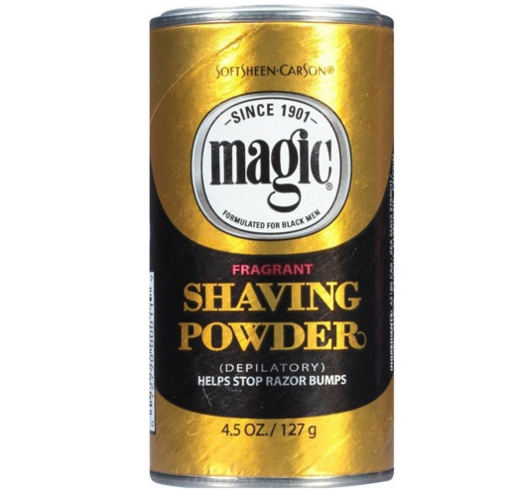 SoftSheen Carson Magic Shaving Powder + Razorless Depilatory with Fragrance for Coarse Textured Beards