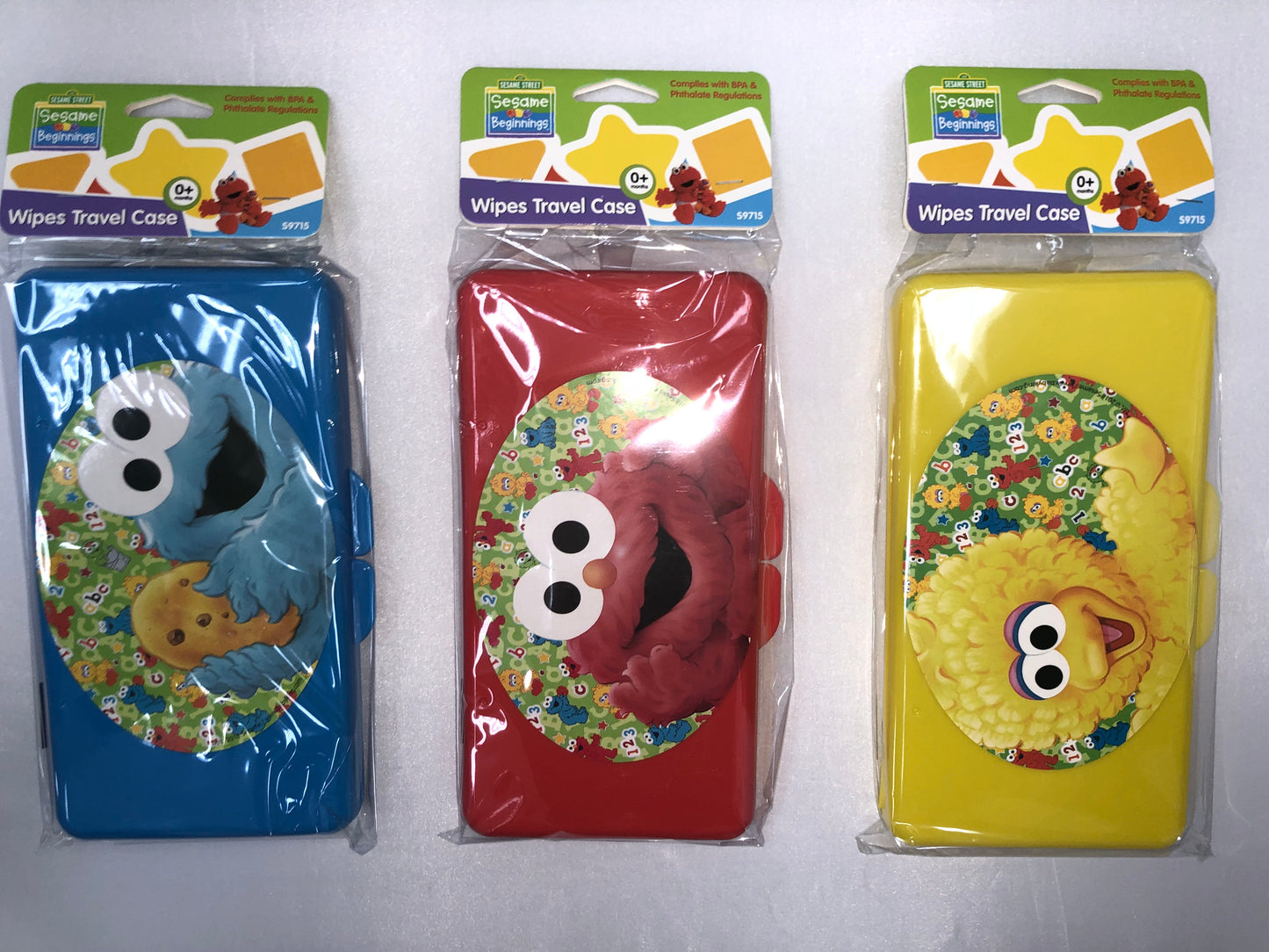 Sesame Street Sesame Beginnings Baby Wipe Travel Case - Assorted
