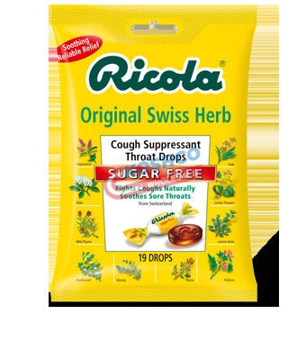 RICOLA BAG S/F SWISS HERB DRP 19CT