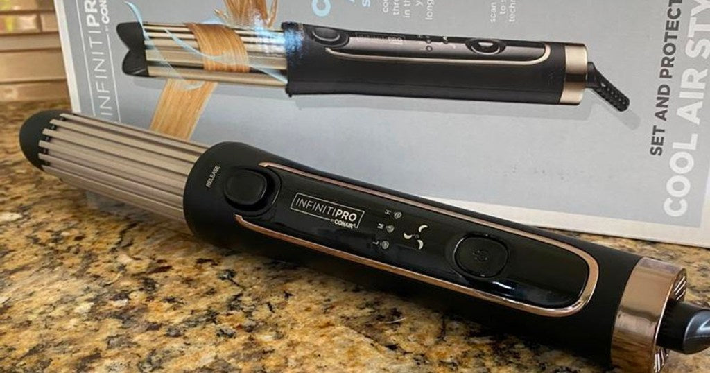 CONAIR Infinitipro Cool Air Curling Iron, 1.5"