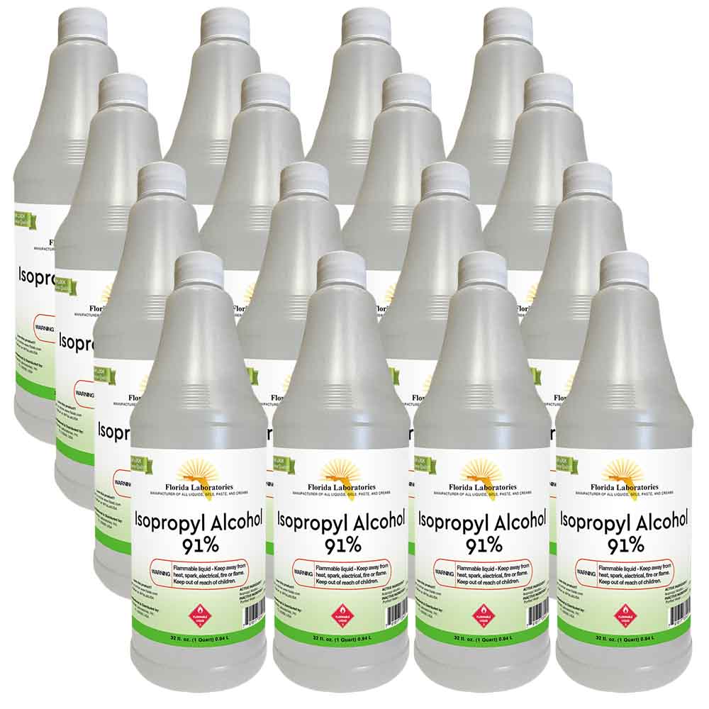 GNP ALCOHOL ISOPROPYL 91% LIQ 12X16OZ