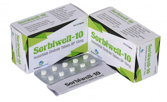 ISOSORBIDE DINIT TB 10MG 100