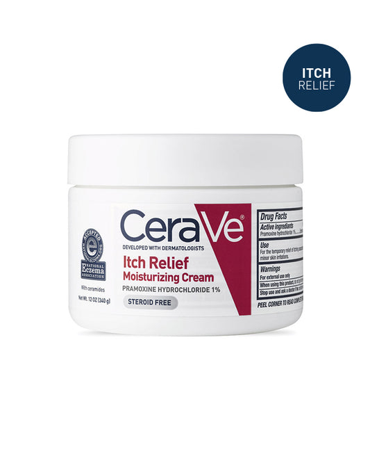CERAVE ITCH RELIEF MOISTURIZE CREAM 12OZ